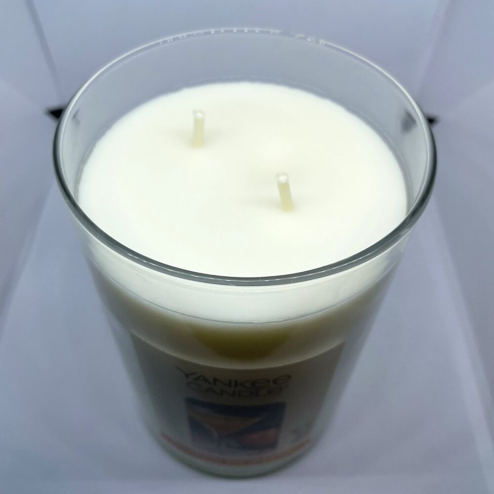 YANKEE CANDLE Pumpkin Pie Martini 22oz Large Jar Tumbler Candle 2-Wick Spice - Picture 5 of 8